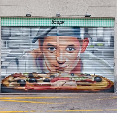 Mural en local de Ilcapo Lezo-Errenteria