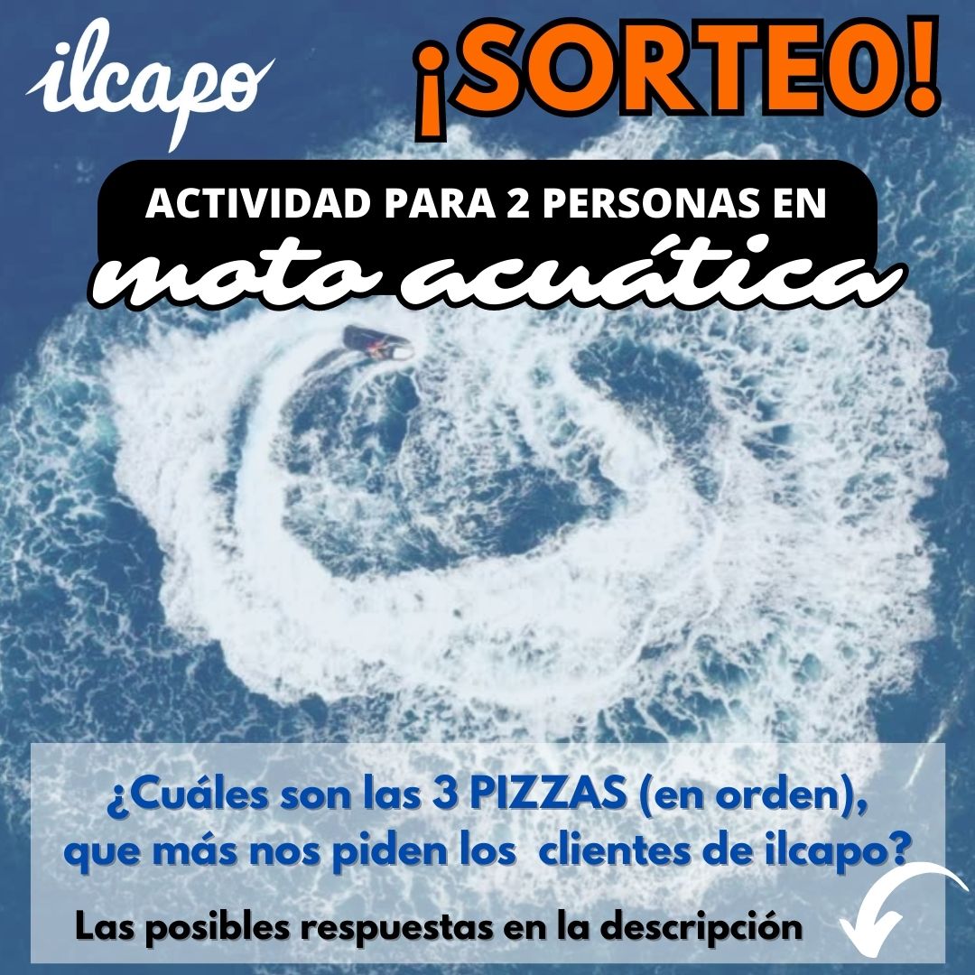 PARTICIPA EN SORTEO DE MOTO ACUÁTICA HASTA EL 17 DE JULIO!!